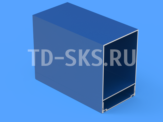 Ламель фасадная DAARTS F501 вид сбоку